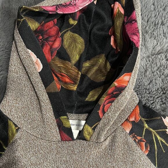 EUC-CHRISTOPHER BANKS FLORAL BLOCK TOP - Picture 10 of 13